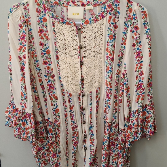 Anthropologie Tops - NWOT Maeve Floral Boho Top